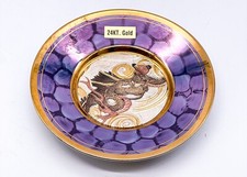 The Art De Chokin Assiette Décorative Murale 24K Or Edged Made IN Japon