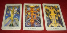 78 + 2 CARTES BATELEUR Tarot de Thoth Thot Aleister Crowley 1986 en boite notice
