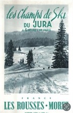 affiche poster Jura Les Rousses Morez