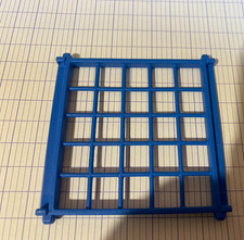 PLAYMOBIL  GRILLE BLEU CARREE CAGE OU AUTRE 30513400 4043 4085 4135 4447 4474 ..