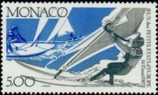 MONACO N° 1580 "JEUX DES PETITS ETATS D'EUROPE, PLANCHE A VOILE" xxTTB