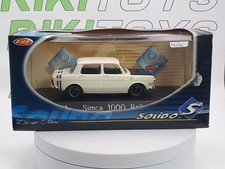 Simca 1000 Rallye 1 Solido 1/43 Blanc
