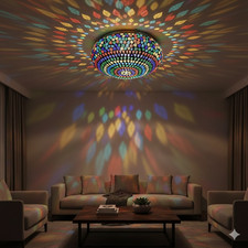 Suspension en mosaïque turque