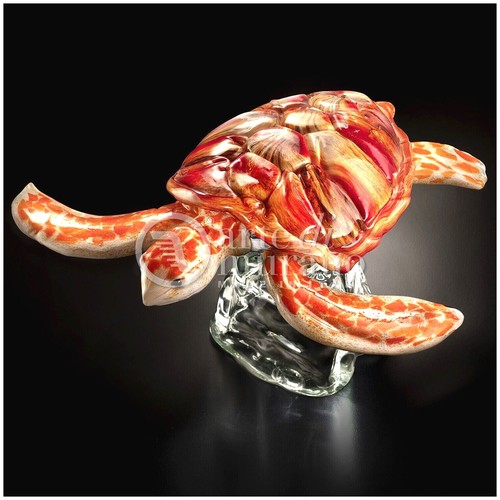 Tortue marine verre - marine,