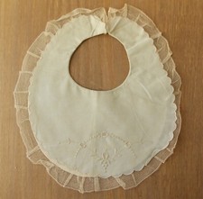 Ancien bavoir col - ,
