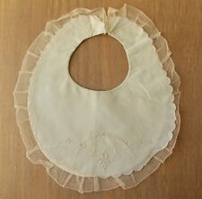 ANCIEN  BAVOIR COL DENTELLE