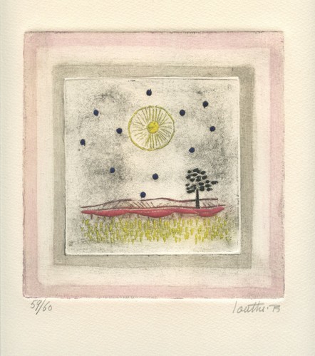 Louttre bissière gravure - louttre,
