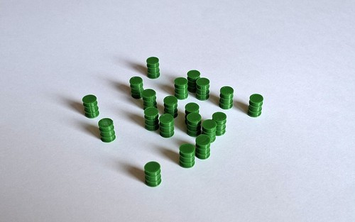 Lot fûts verts - lot, 20