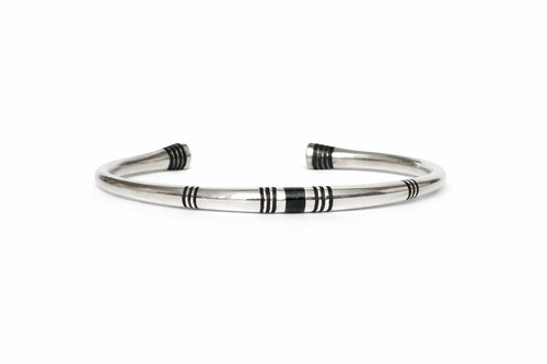 Bracelet argent 925 ébène - bracelet,