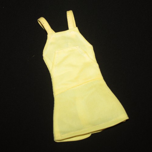 Robe jaune bretelles - robe, à