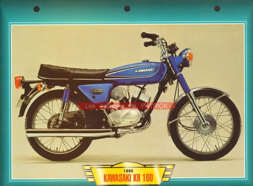 Kawasaki 100 kh100 1980 - kawasaki, kh