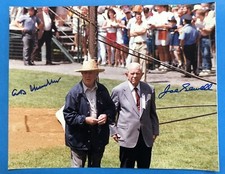 Happy Chandler and Joe Sewell Signed 1987 HOF Induction Weekend 8x10 Photo