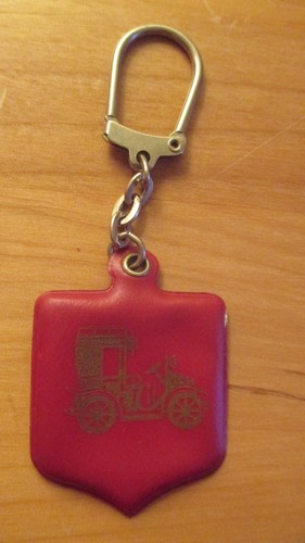 Porte clé vintage journal - porte,