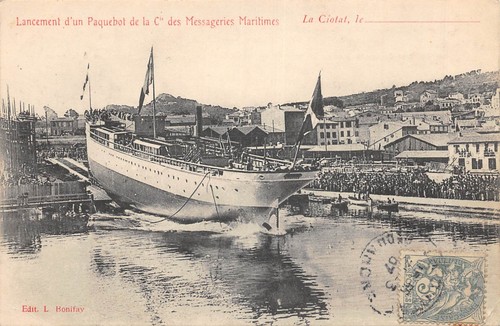 Cpa ciotat lancement - la, /
