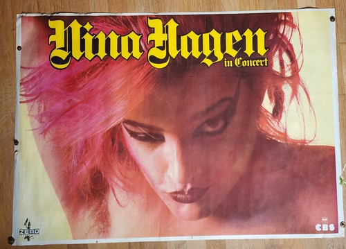 Nina hagen originale affiche - originale,