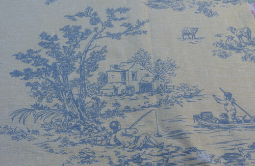 Ancien tissu vintage - tissu, french