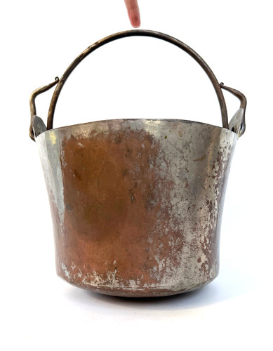 Ancien seau xixe cuivre - seau, en