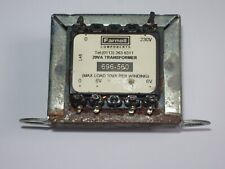 Transformateur étrier montage châssis 20VA : 230V vers 2 x 6V/2x10VA