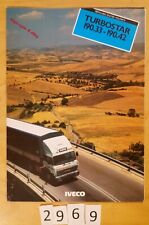 IVECO TURBOSTAR 190.33 - 190.42 Prospectus Fr 8 pages 7/1984 LKW