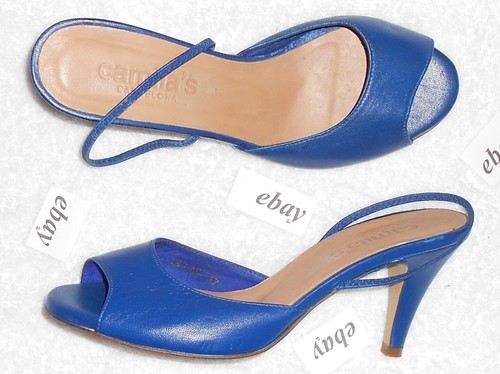 Camila sandales cuir bleu - sandales,