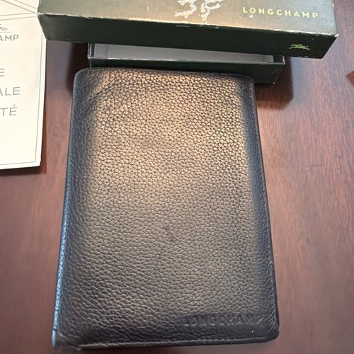 Longchamp fold wallet leather - fold,