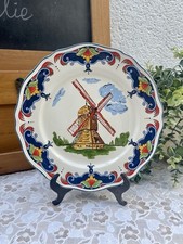 Assiette Décorative Faïence – Moulin des Loups Orchies – Collection Lille
