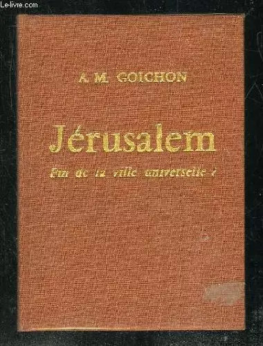 Jérusalem fin la - de,