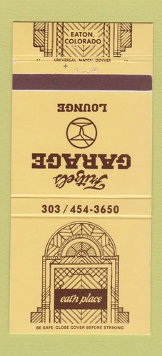 Matchbook cover fritzel s - -, fritzel's