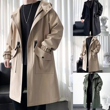 Manteau long trench homme