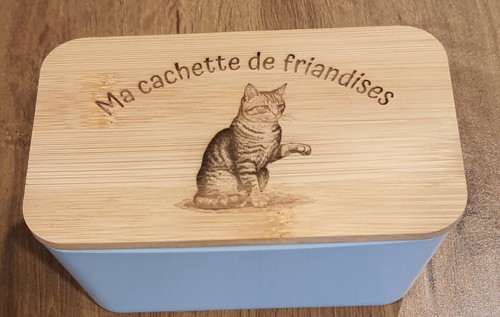 Boite friandise pour chat - boite,