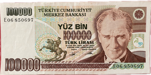 16126 turquie billet 100000 - #16126,