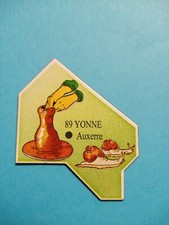 ANCIEN  MAGNET LE GAULOIS  CARTE DE FRANCE N° 89  YONNE