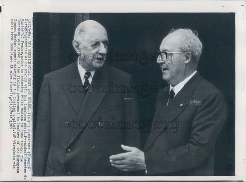 1967 press photo - press, italy