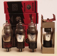 Lot de 4 tubes 6SK7 / CV1981
