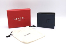 Lancel ⎸ Portefeuille à 2 Volets ⎸ Homme ⎸ 🎨 Bleu Pétrole