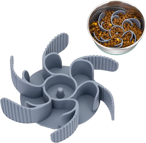 Slow feeder dog bowl - slow, insert