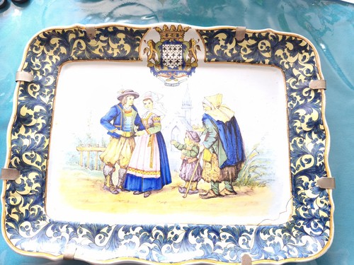 Ancien plat porquier - ancien, quimper