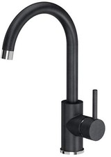 Robinet d'évier noir pivotant à 360° en granit moucheté - Robinet de cuisine ...