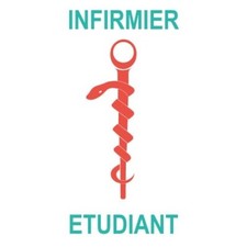 Caducée infirmier étudiant
