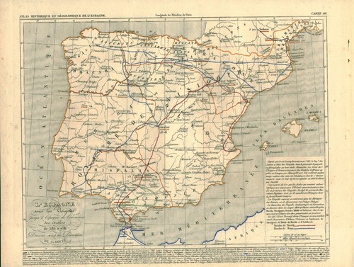 Gravure ancienne carte