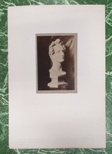 GCL7-PHOTO-AVEC NOTICE MANUSCRITE-BUSTE DE LAMARTINE-PAR DAVID ANGERS-1830