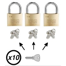 Lot de 10 cadenas 30mm avec