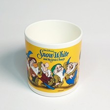 Ancien Mug Plastique Blanche Neige Et Les 7 Nains STOR Walt Disney VINTAGE RARE