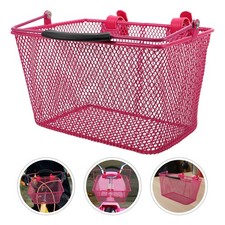 Panier avant de vélo : Panier de vélo en fil métallique pour garçons