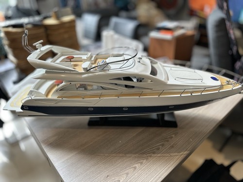 Sunseeker maquette yacht - yacht, bois
