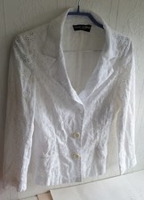 DOLCE&GABBANA veste dentelle coton motif floral special piece taille 40 tbeg