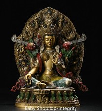 11" Tibet Bouddhisme Cuivre