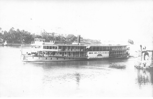 Egypte rppc steamer arabia - rppc,