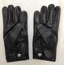 Gants En Cuir Noir Doux 3 Dart