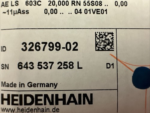 Heidenhain 603c encoder - ae,